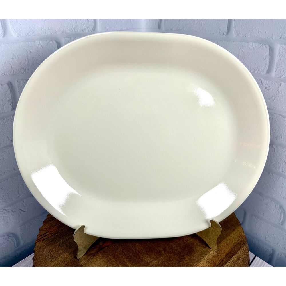 Vintage Corelle Corning ENGLISH BREAKFAST 12¼" x 10" Serving Meat Platter Plate